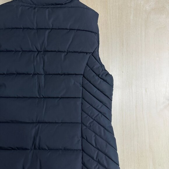 Tommy Hilfiger‎ Women's Black Puffer Vest S Pristine Condition Wine Interior - Picture 7 of 8